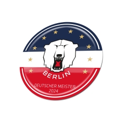 Eisbären Berlin - Meister 2024 - Doming-Aufkleber - Block