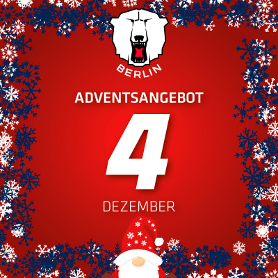 Adventsangebot am 04.12.2025 im Eisbären Berlin Onlineshop