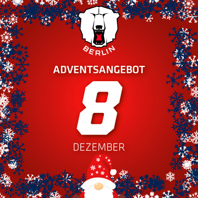 Adventsangebot am 08.12.2025 im Eisbären Berlin Onlineshop