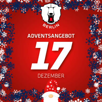 Adventsangebot am 17.12.2025 im Eisbären Berlin Onlineshop