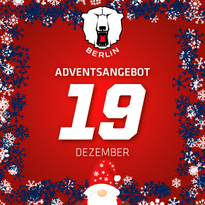 Adventsangebot am 19.12.2025 im Eisbären Berlin Onlineshop
