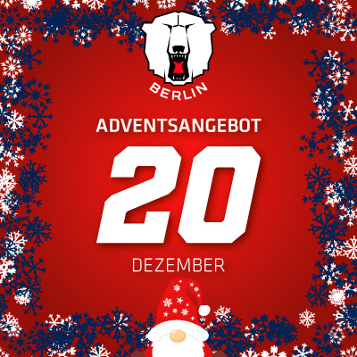 Adventsangebot am 20.12.2025 im Eisbären Berlin Onlineshop