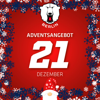 Adventsangebot am 21.12.2025 im Eisbären Berlin Onlineshop