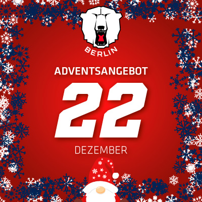 Adventsangebot am 22.12.2025 im Eisbären Berlin Onlineshop