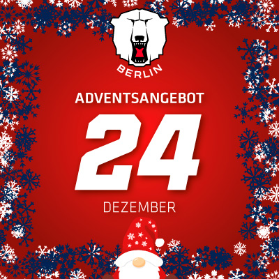 Adventsangebot am 24.12.2025 im Eisbären Berlin Onlineshop