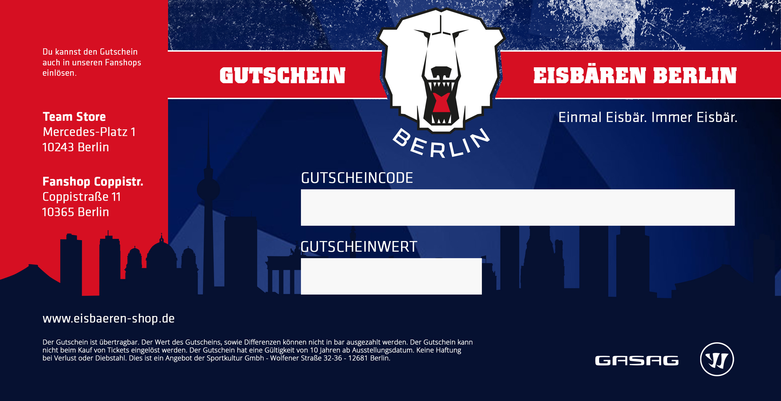 Gutscheinvorlage zum selber ausfüllen