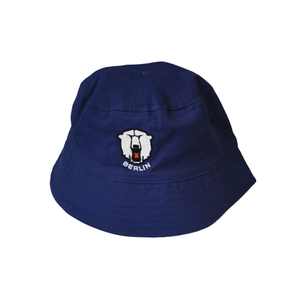 Schriftzug Logo Wende-Fischerhut Eisbären Berlin 