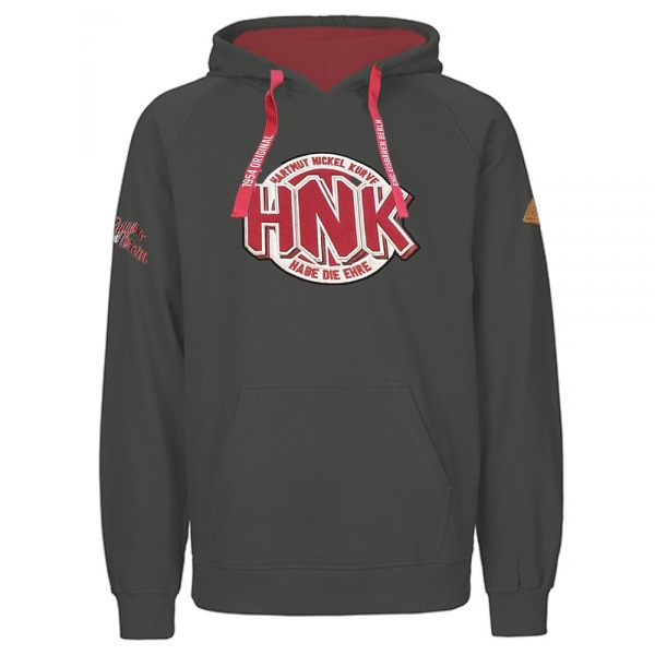 Hartmut Nickel - Hoody - Logo HNK - grau