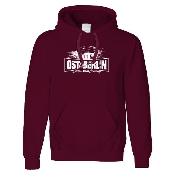 Sportclub Dynamo - Hoody - Ost Berlin - weinrot