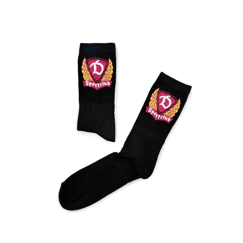 SC Dynamo - Tennissocken - schwarz - Logo - 31-34