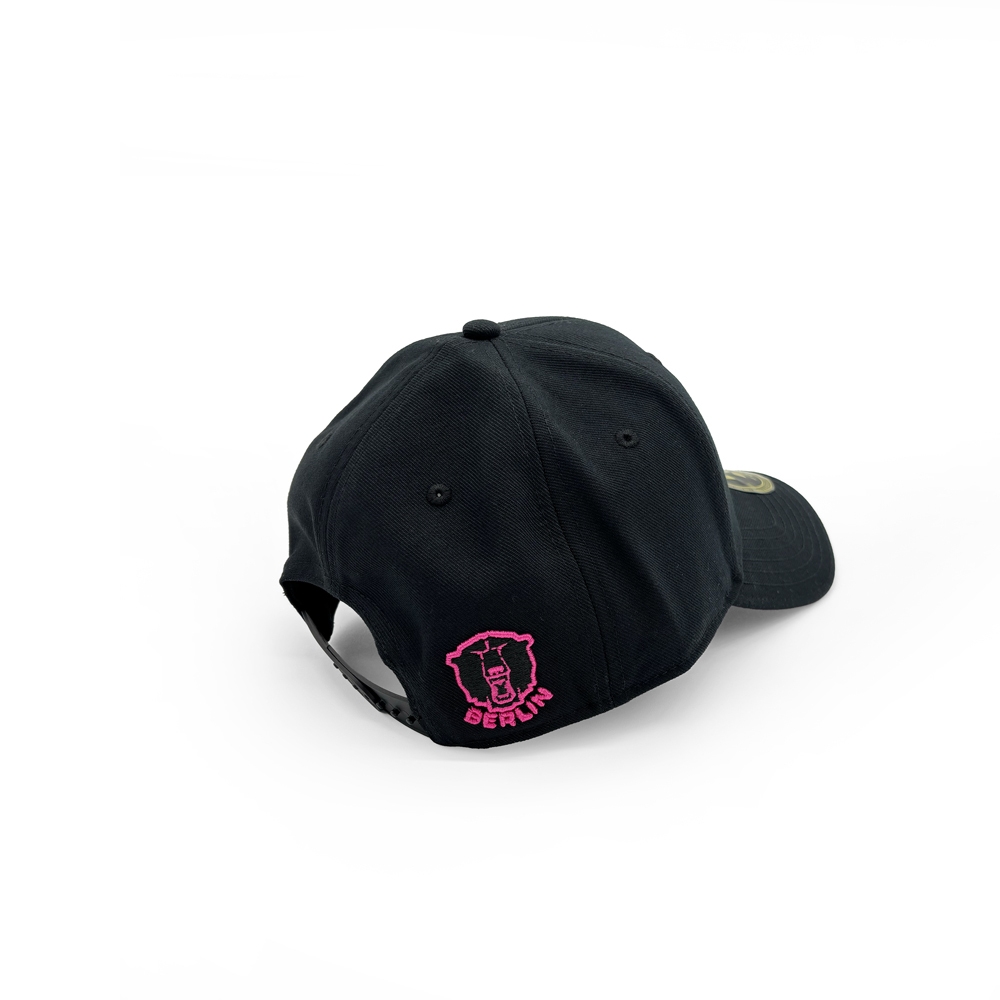 Eisbären Berlin - Curved Cap - black - Scratches - Logo pink
