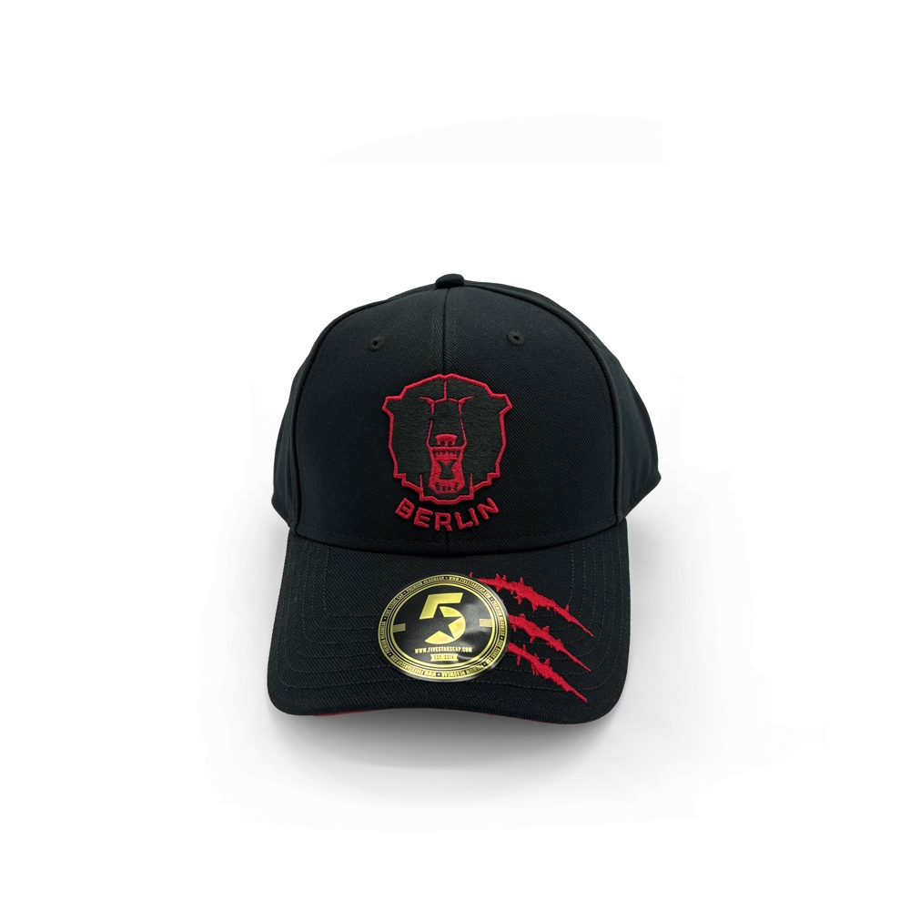 Eisbären Berlin - Curved Cap - black - Scratches - Logo red