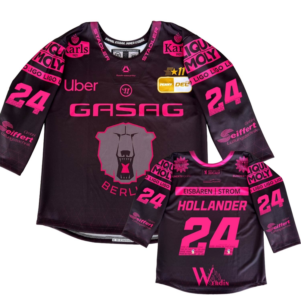 Eisbären Berlin - Trikot 2025-26 - PINK - 24-HOLLANDER
