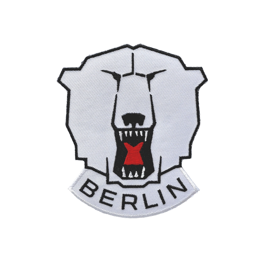 Eisbären Berlin - Aufnäher - Patch - Bärenkopf gross 11cm