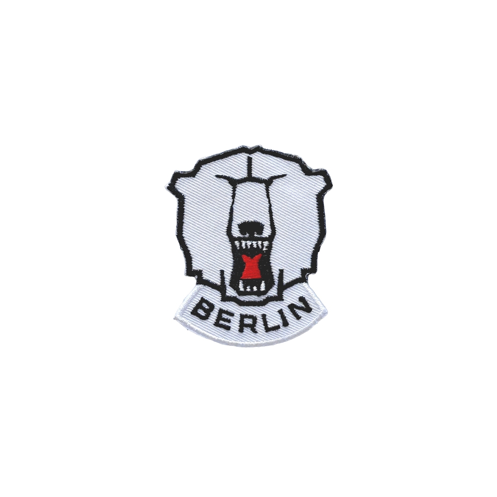 Eisbären Berlin - Aufnäher - Patch  - Bärenkopf  klein 6cm
