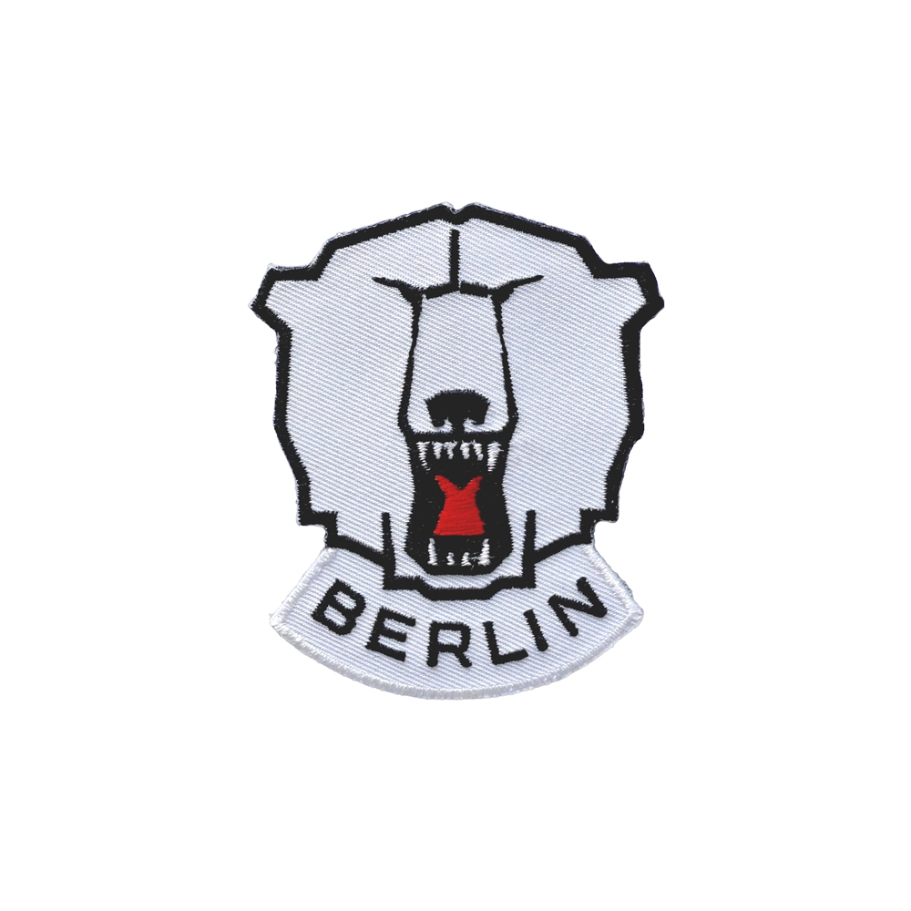 Eisbären Berlin -  Aufnäher - Patch - Bärenkopf mittel 8cm