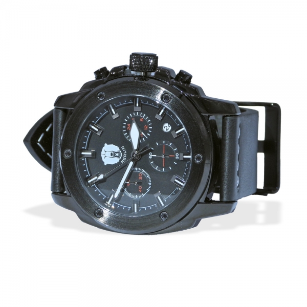 Eisbären Berlin - Chronograph - Uhr - schwarz - Logo