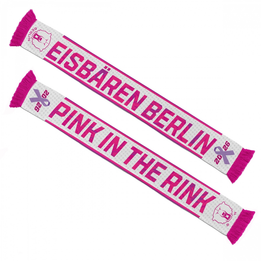 Eisbären Berlin - Fan Schal - PitR 2026 weiß/pink
