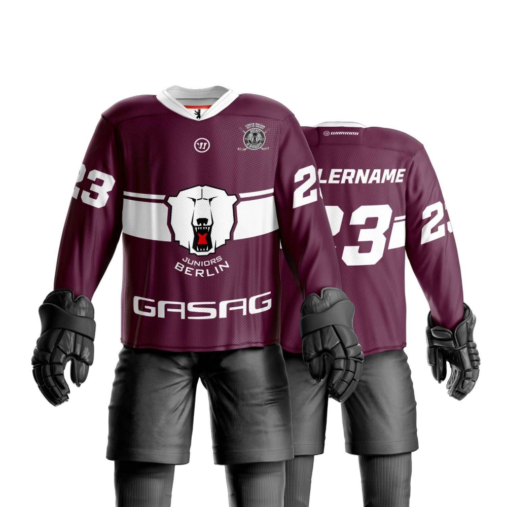 EBJ Skaterhockey - SPIELTRIKOT - Adults/Kids ROT - Individuell
