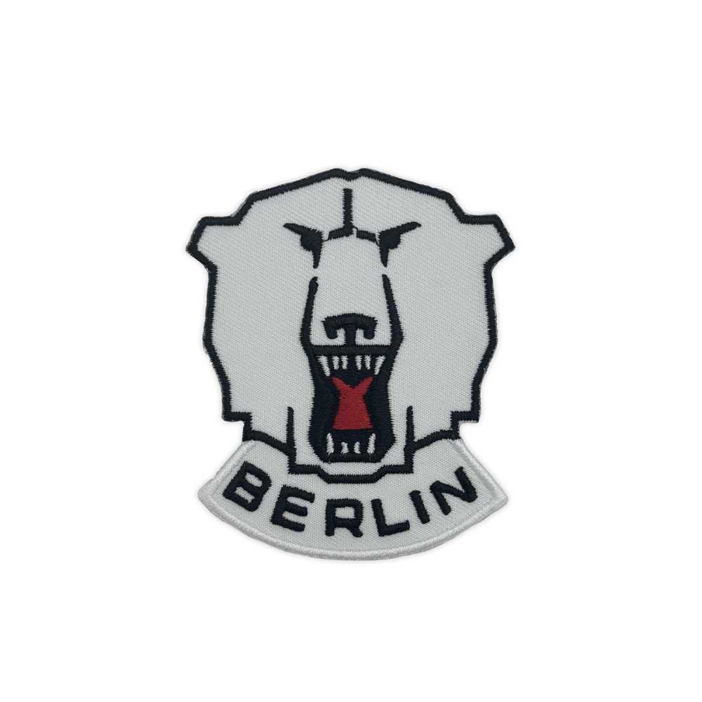 Eisbären Berlin - Aufnäher - Patch - Bärenkopf mittel 8cm