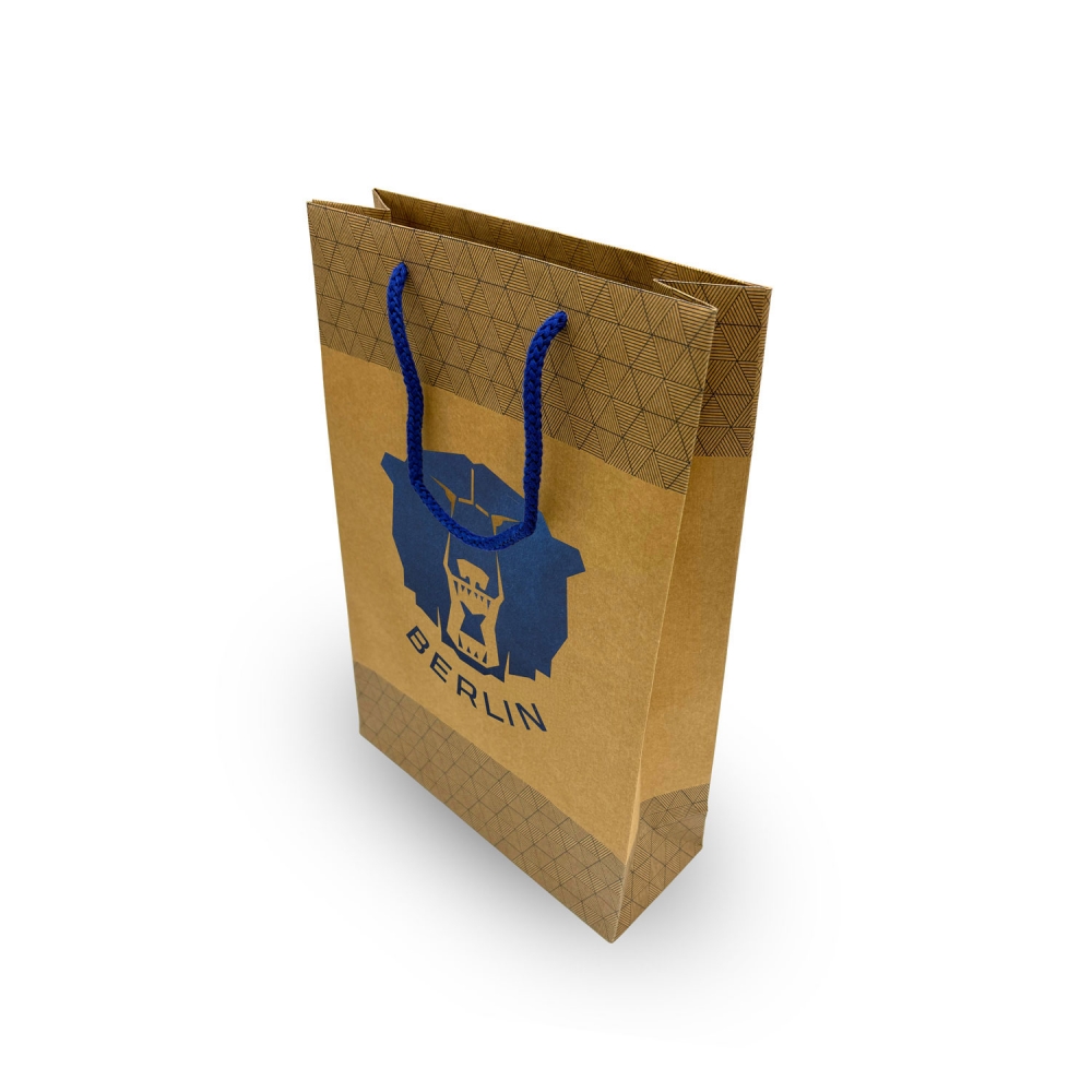 Eisbären Berlin - Geschenktüte braun - Logo