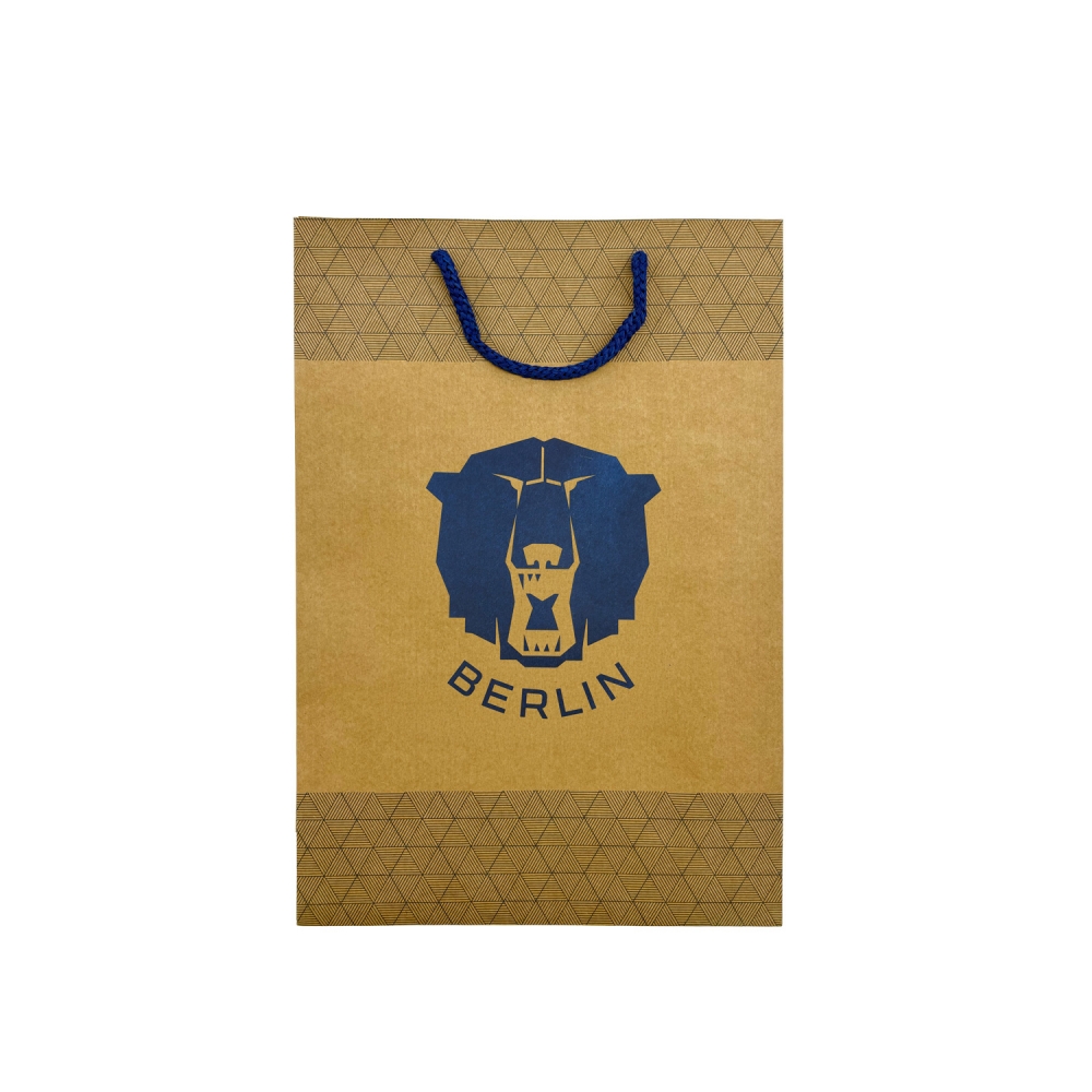Eisbären Berlin - Geschenktüte braun - Logo