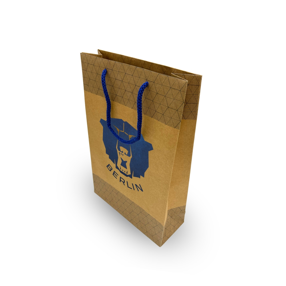 Eisbären Berlin - Geschenktüte braun - Logo