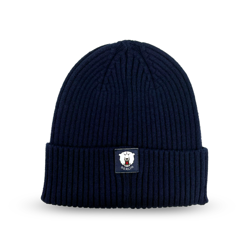 Eisbären Berlin - Mütze Grobstrick navy - BERLIN