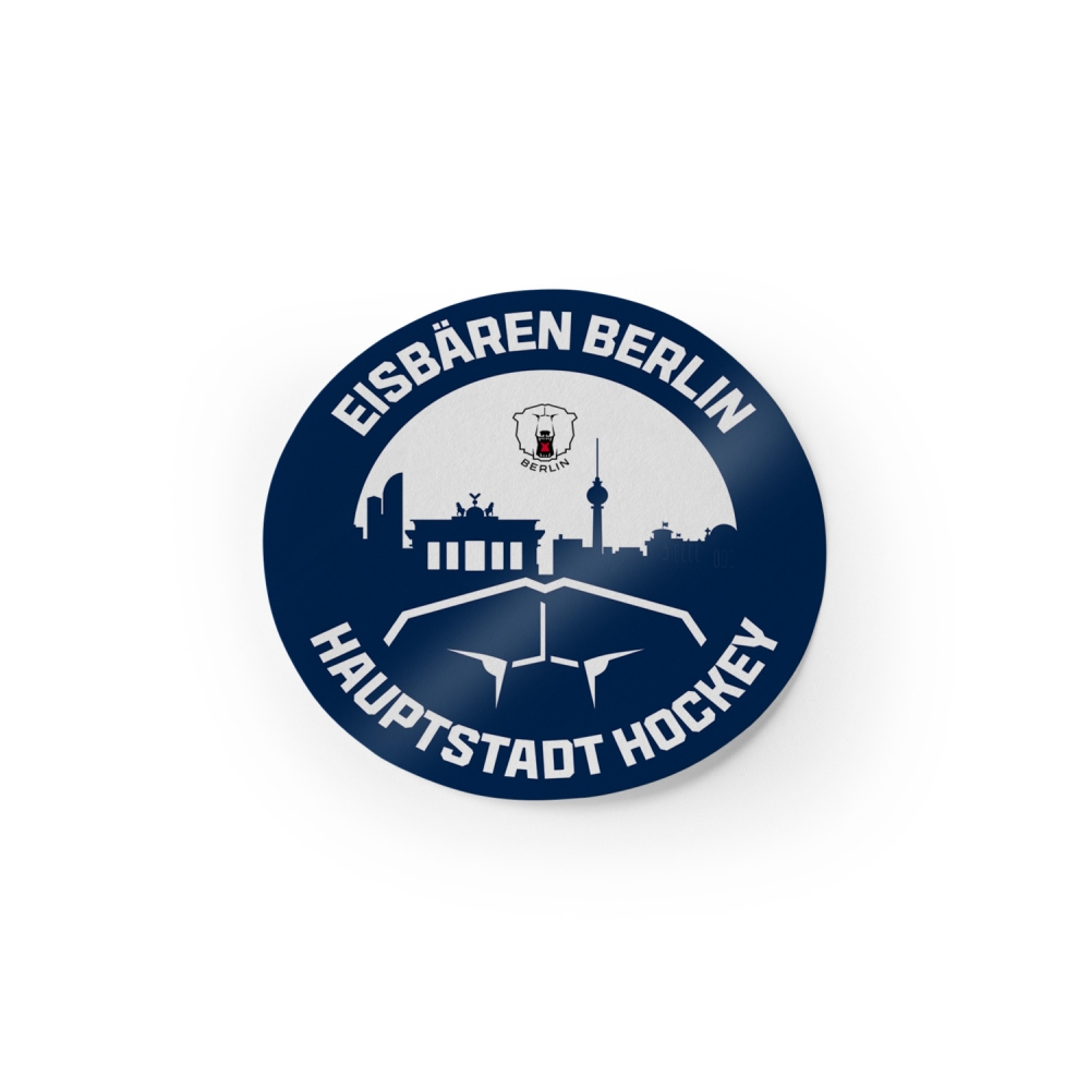Eisbären Berlin - Aufkleber - Hauptstadt Hockey - Einfarbig