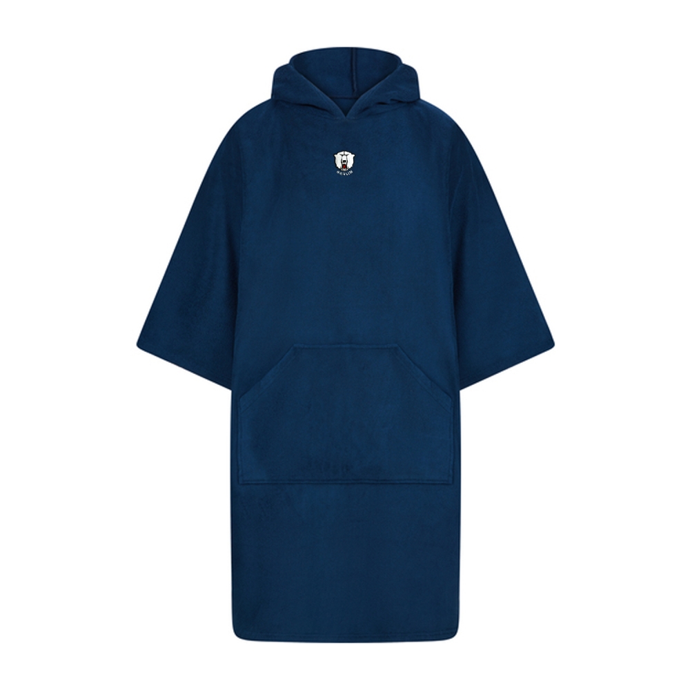 Eisbären Berlin - Adult Poncho - Logo - navy