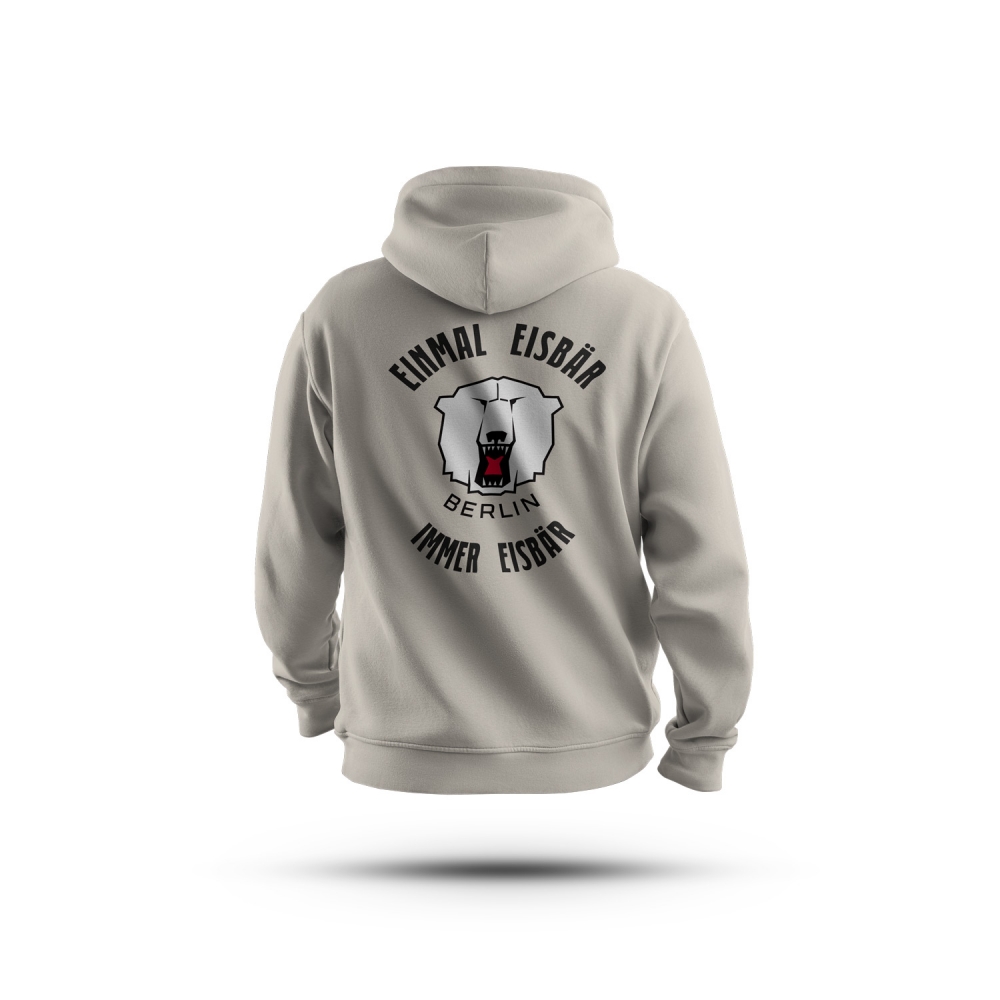 Eisbären Berlin - Hoodie - Beige -  Einmal Eisbär