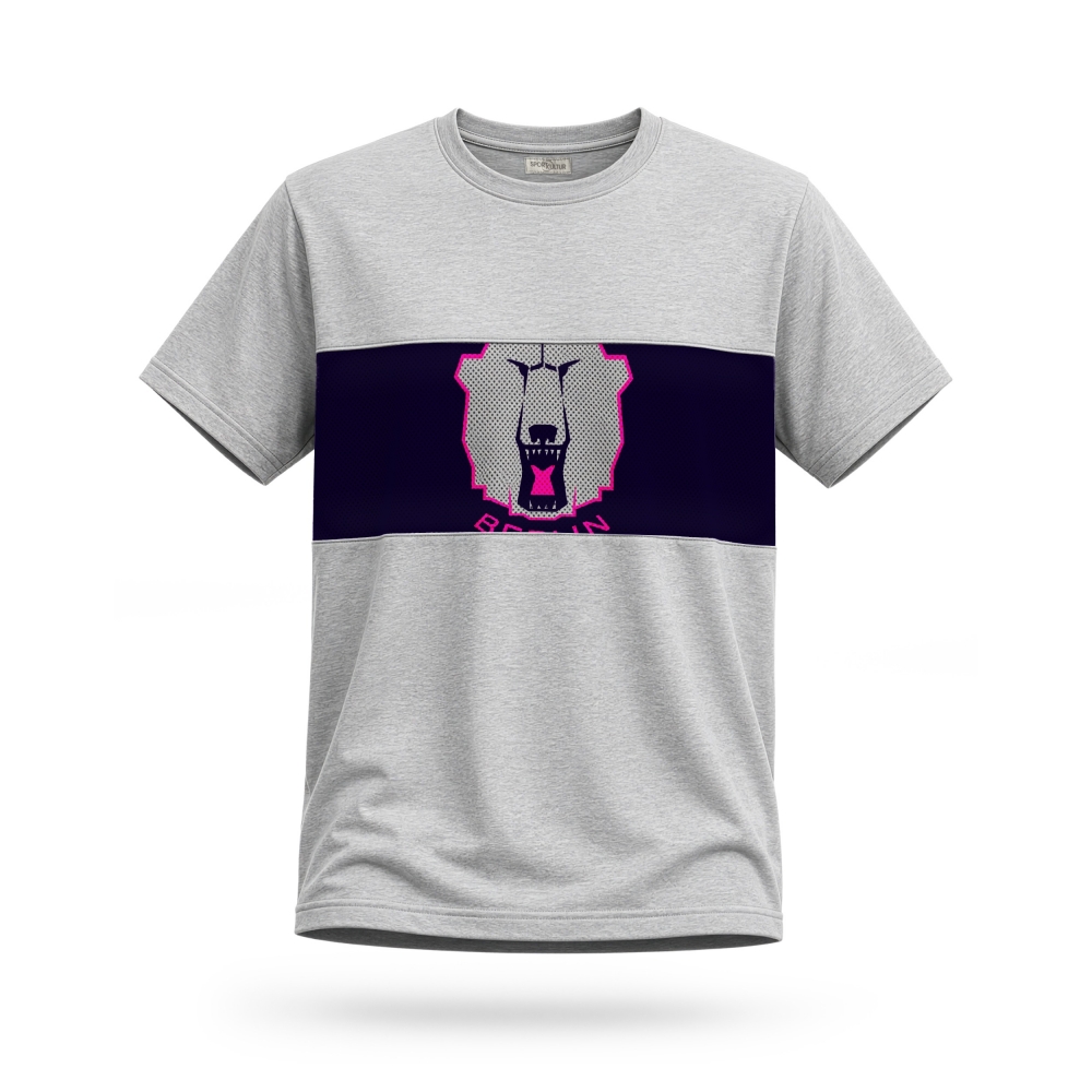 Eisbären Berlin - Hybrid Hockey Tee - Heather Grey