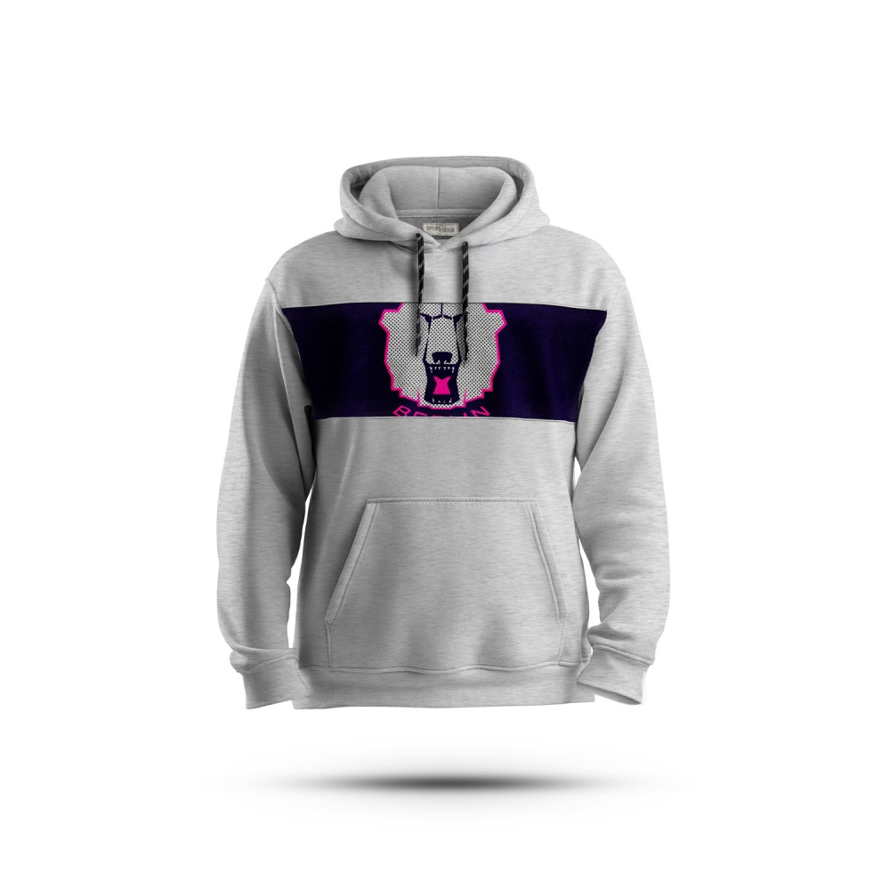 Eisbären Berlin - Hybrid Hockey Hoodie - Heather Grey