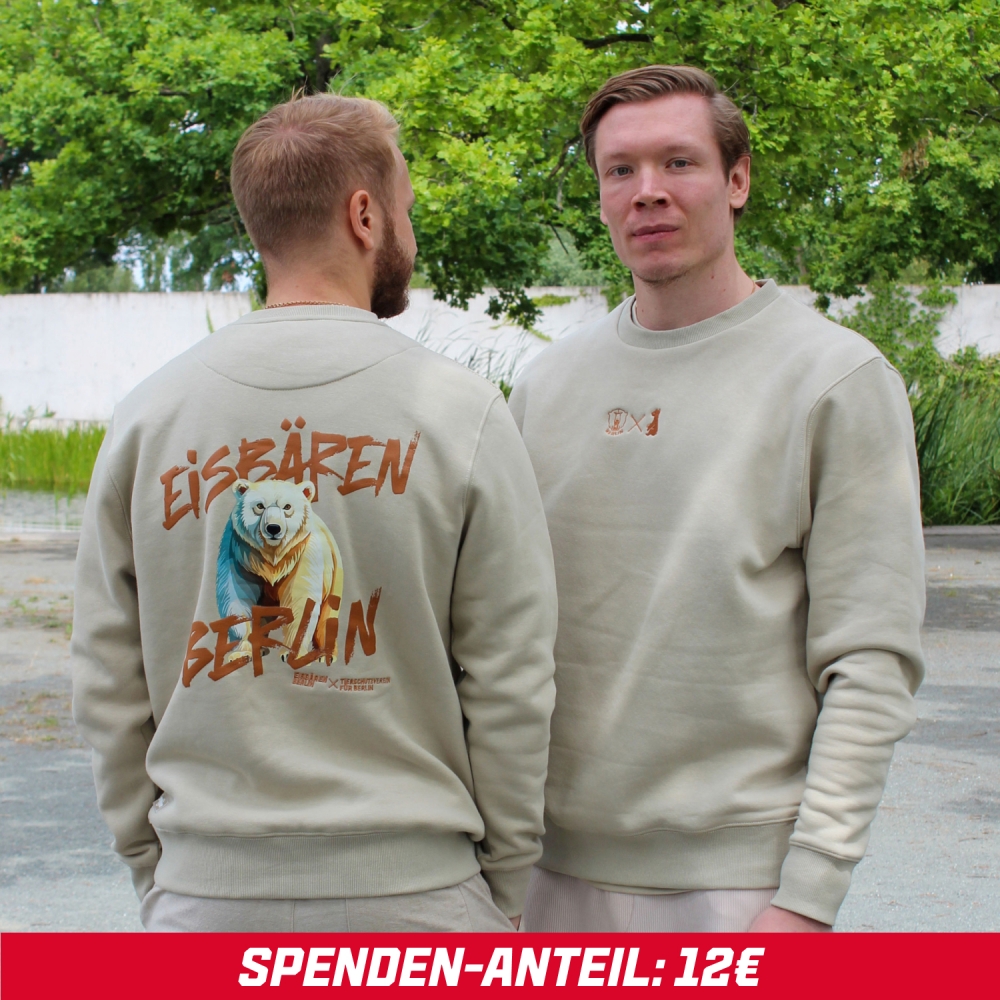 EBB X TVB -  Crewneck Sweatshirt  - Eisbär - Sand