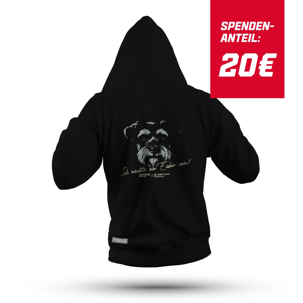 EBB X TVB - Zip-Hoodie - Hund - Dark Grey
