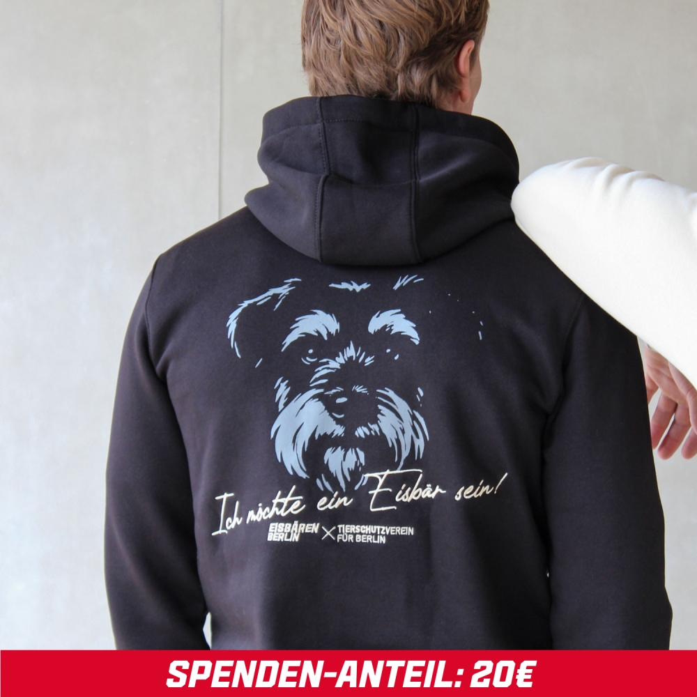 EBB X TVB - Zip-Hoodie - Hund - Dark Grey