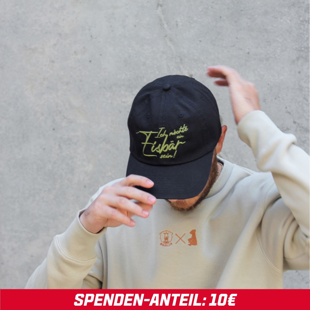 EBB X TVB - Cap - Ich möchte ein Eisbär sein - Schwarz