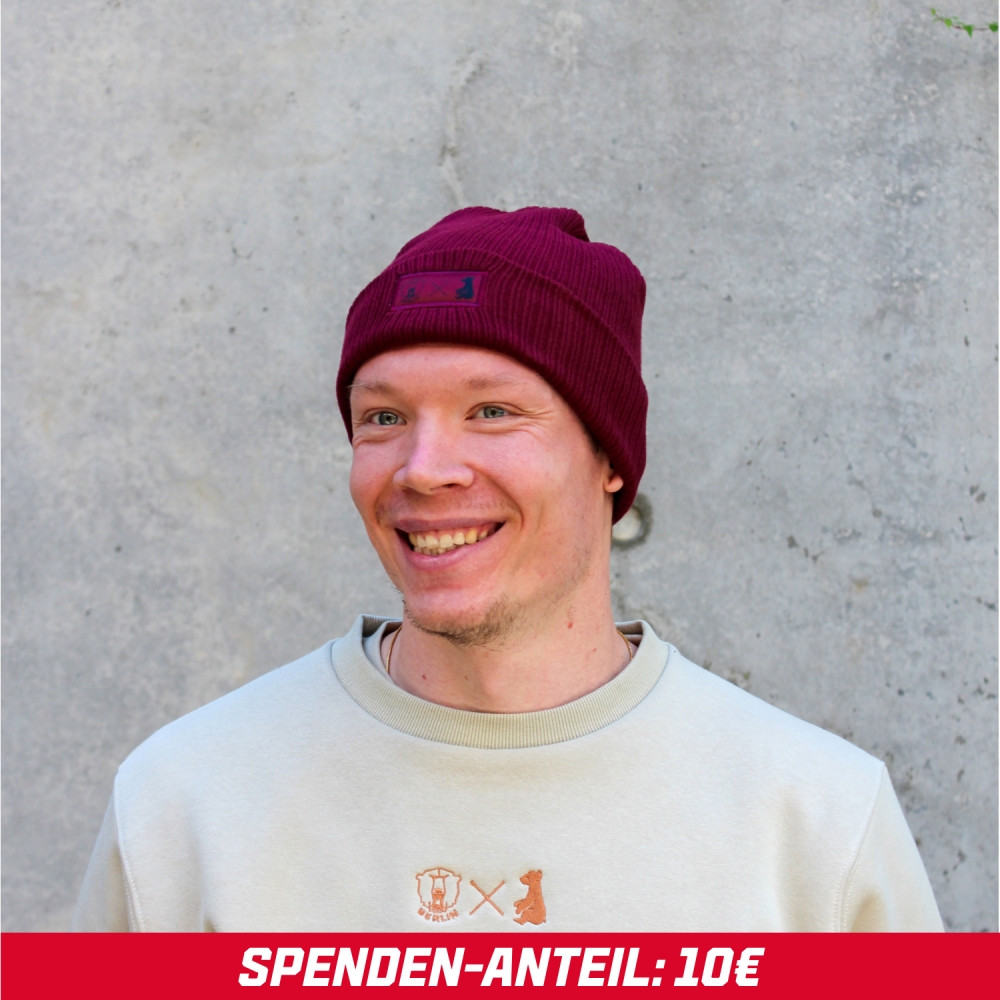 EBB X TVB - Beanie Logo - Rot