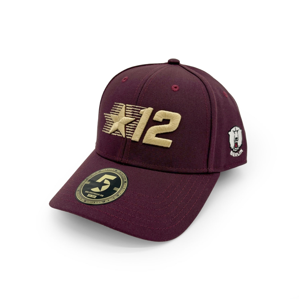 Eisbären Berlin - Cap - DM26 - 12er Stern - Burgund