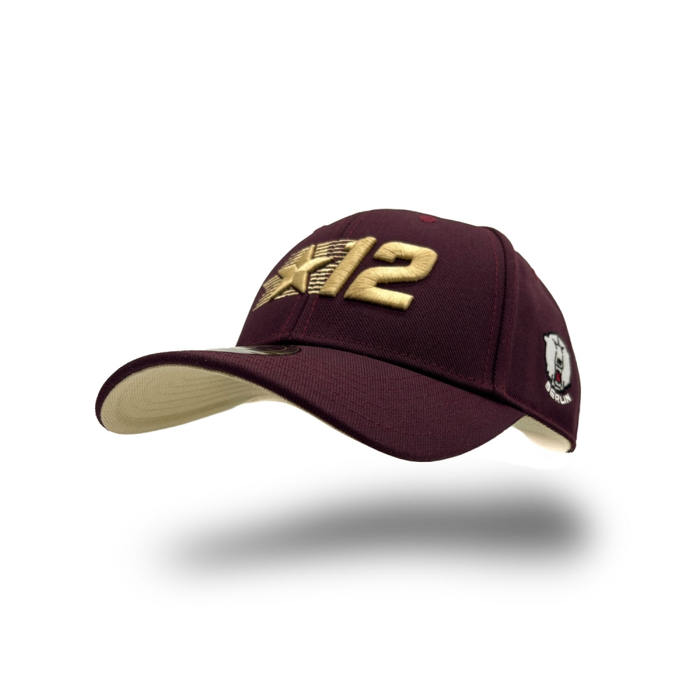 Eisbären Berlin - Cap - DM26 - 12er Stern - Burgund