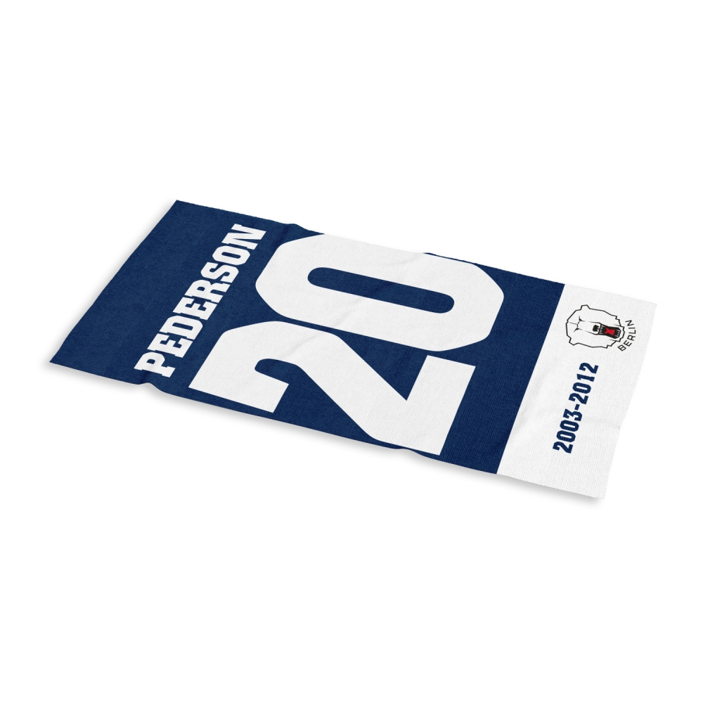 Eisbären Berlin - Badetuch 140x70cm - Banner 20-Pederson