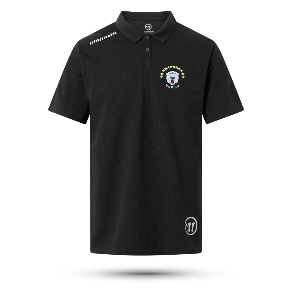 Eisbären Berlin - Street Polo blk - 12 Sterne rund Logo