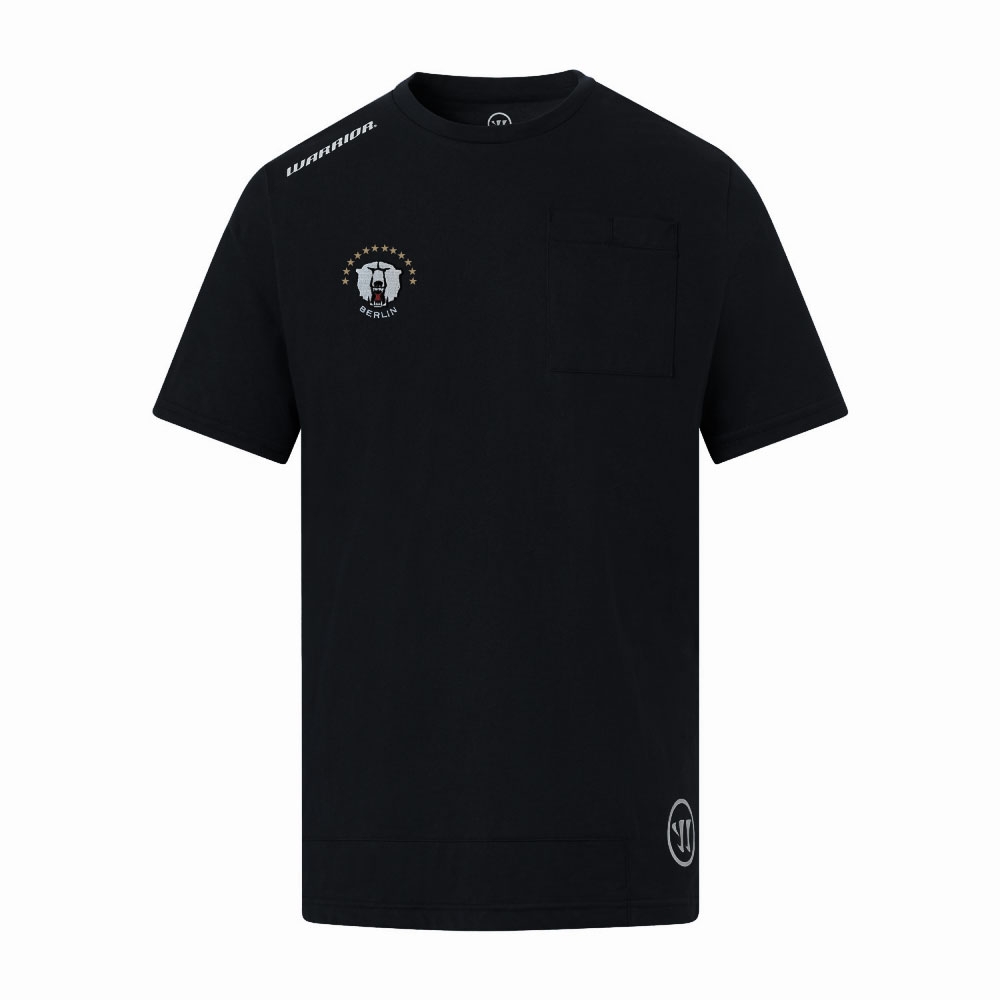 Eisbären Berlin - Street Pocket Tee blk - 12 Sterne rund Logo