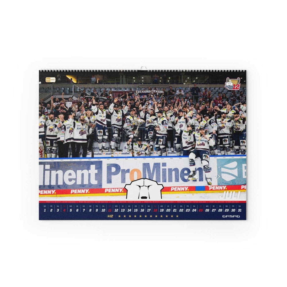 Eisbären Berlin - Meister-Saison Kalender 2026-27