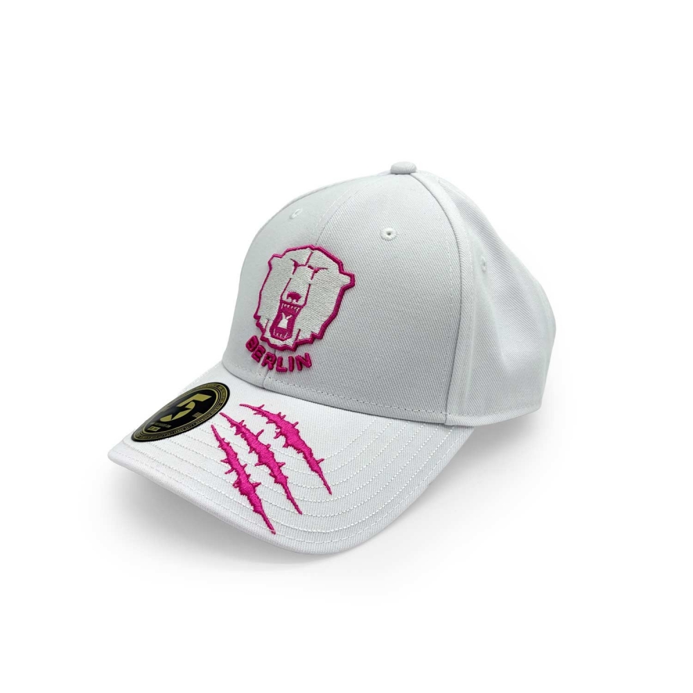 Eisbären Berlin - Curved Cap PitR26 - white/pink - Scratches
