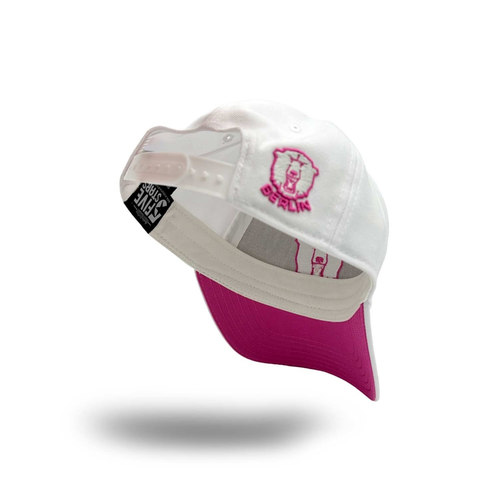 Eisbären Berlin - Curved Cap PitR26 - white/pink - Scratches