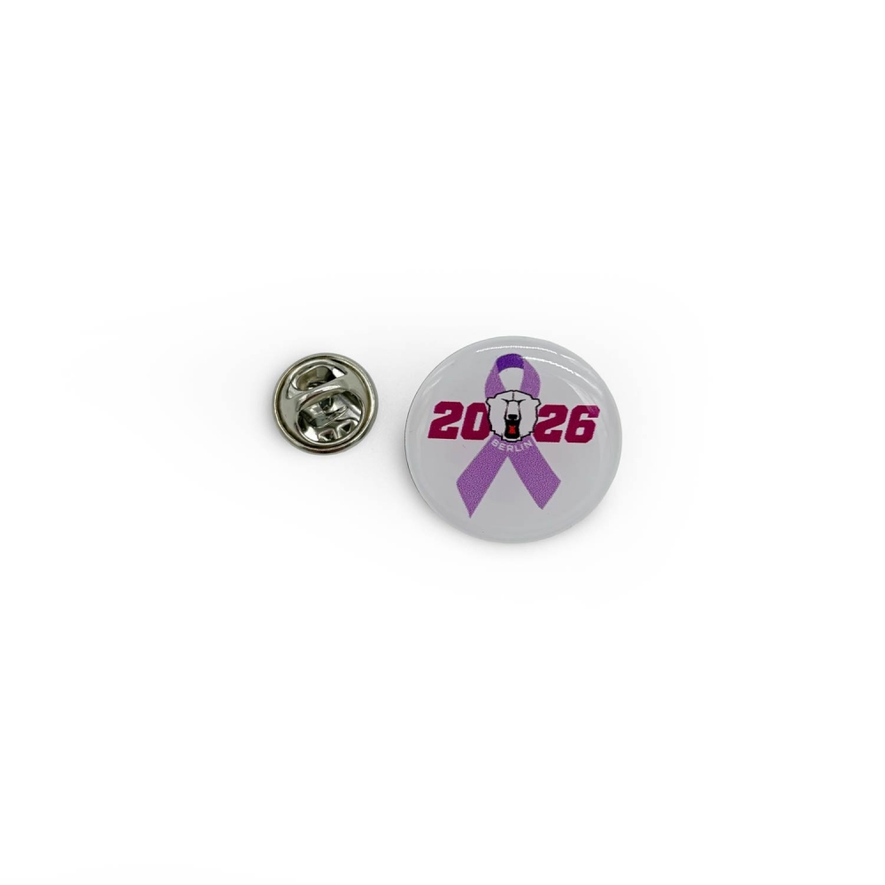 Eisbären Berlin - Doming Pin weiß - PitR2026 Schleife