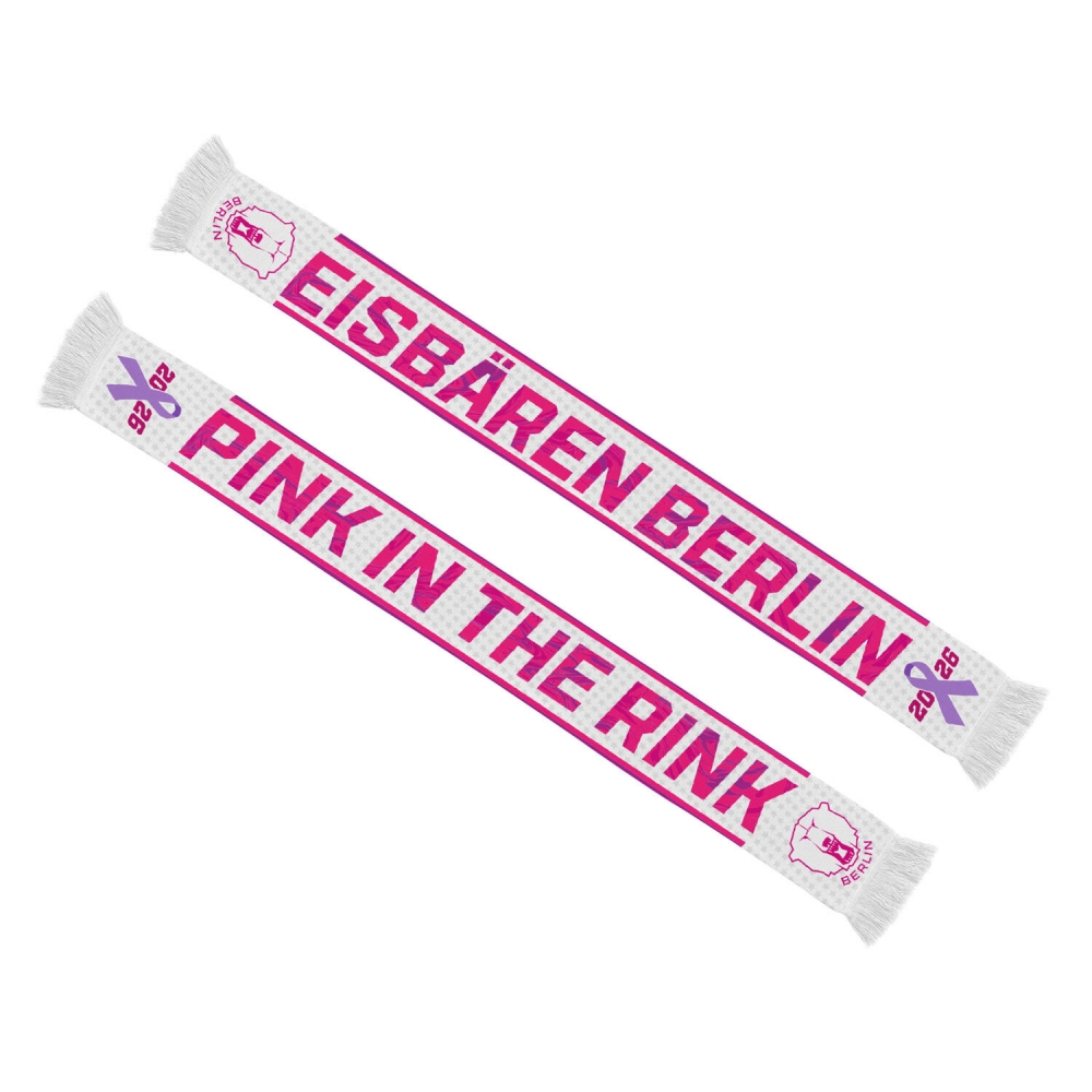 Eisbären Berlin - Druckschal - PitR 2026 weiß/pink