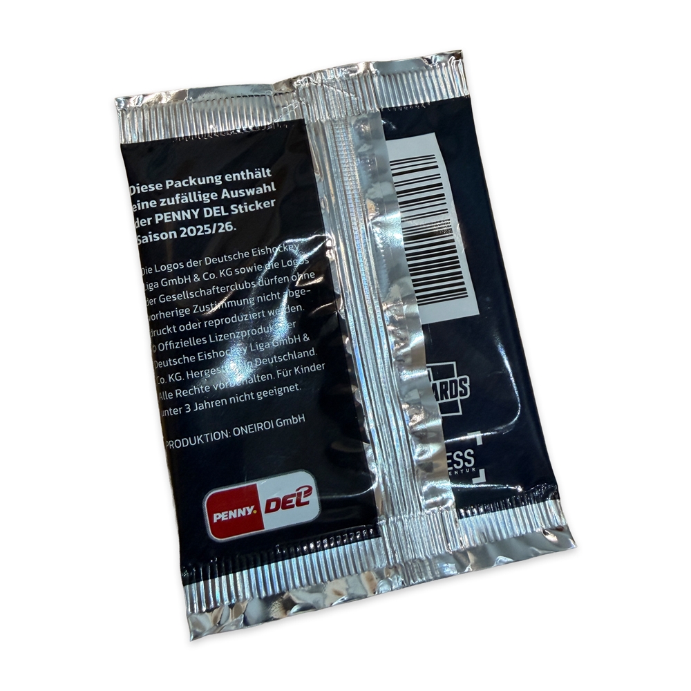 DEL Playercards - Sticker 2025-26 - 1er Pack mit 5 Sticker