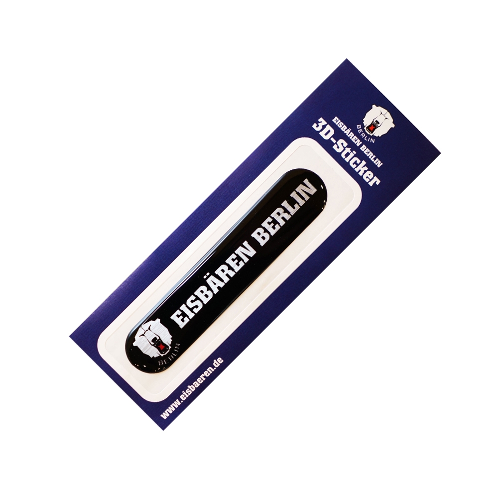 Eisbären Berlin - Aufkleber - 3D Line Black
